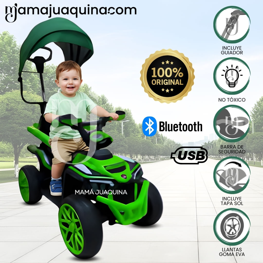 Correpasillo Guiador Buggy «FOCUS» para Niños Verde