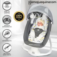 Mecedora Plegable Eléctrica para Bebés «DOLLY III» Gris