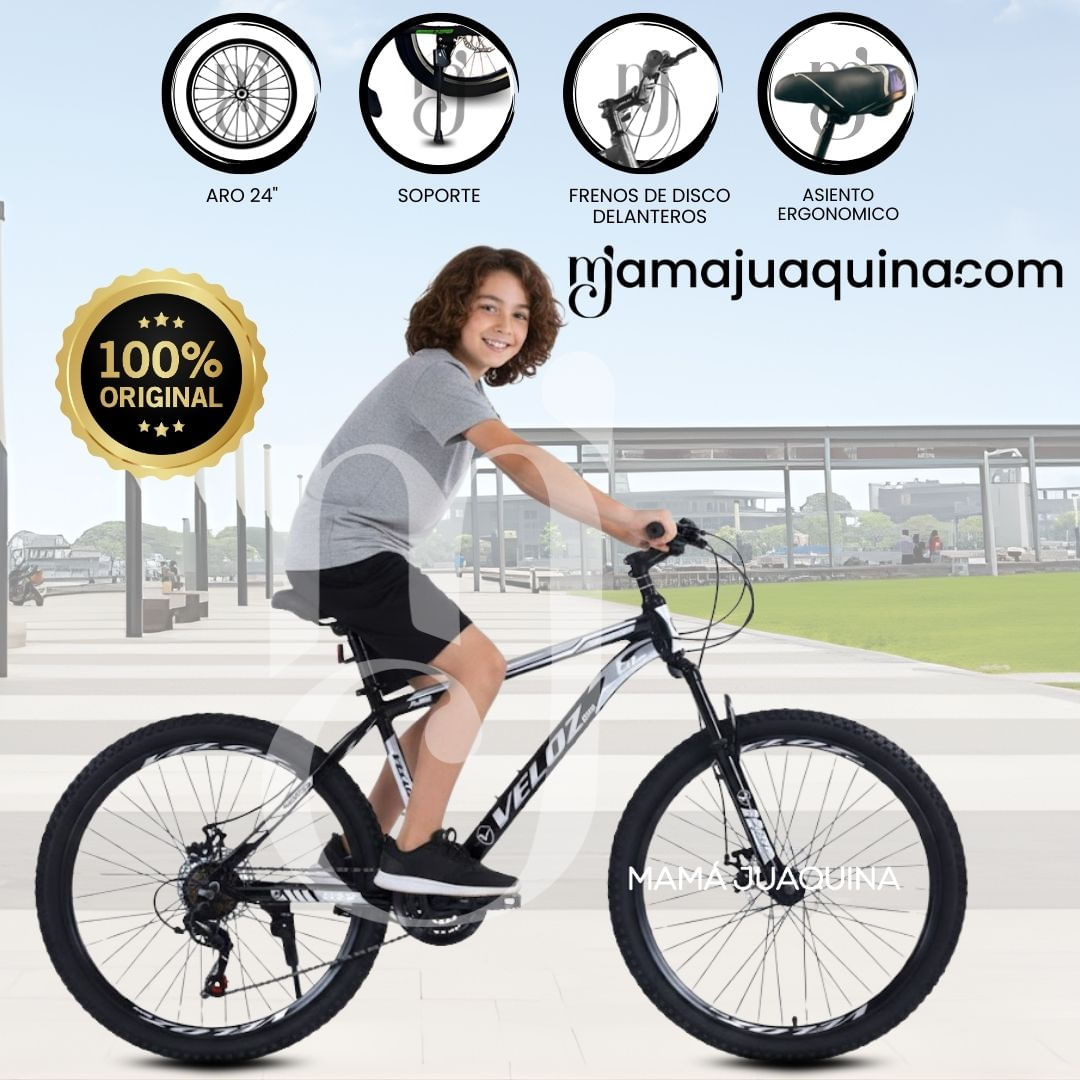 Bicicleta Deportiva Aro 24 «LANDER ROMA» Edición Limitada Negro
