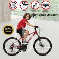 Bicicleta Montañera Aro 24 «CROMOLY» Edición Limitada Rojo