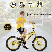 Bicicleta Montañera Aro 20 «ELICE FREESTYLE» Amarillo