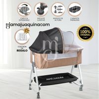 Cuna Colecho para Bebé «DIMI» de Lujo con Colchón Beige