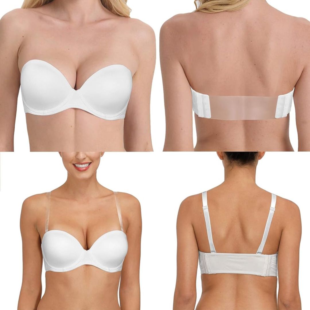 Brasier Push-Up Multifuncional 3 sujetadores para mujer talla 34