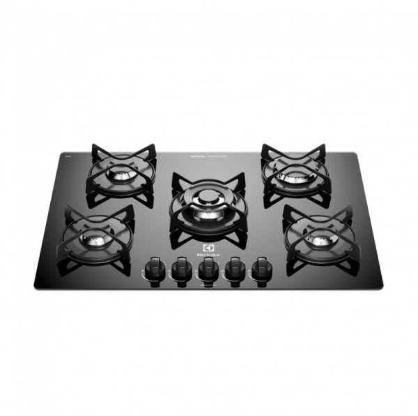 Cocina Empotrable A Gas 5 Hornillas Vidrio Templado Negro 75,2 cm Electrolux ETGZ30T0EPUB