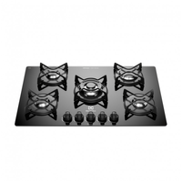 Cocina Empotrable A Gas 5 Hornillas Vidrio Templado Negro 75,2 cm Electrolux ETGZ30T0EPUB