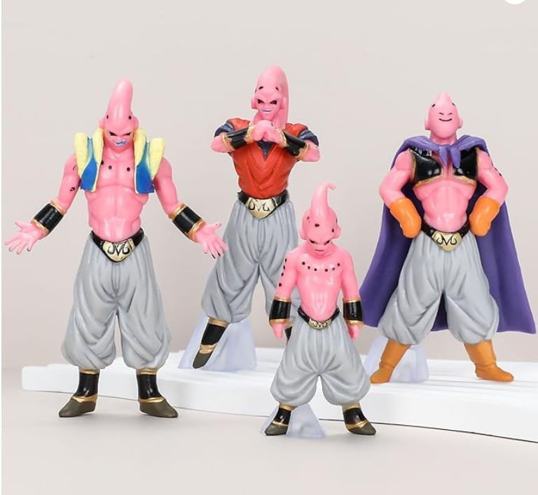 FIGURAS DE ACCION DE MAJIN BOO SET DBZ - 8 PIEZAS