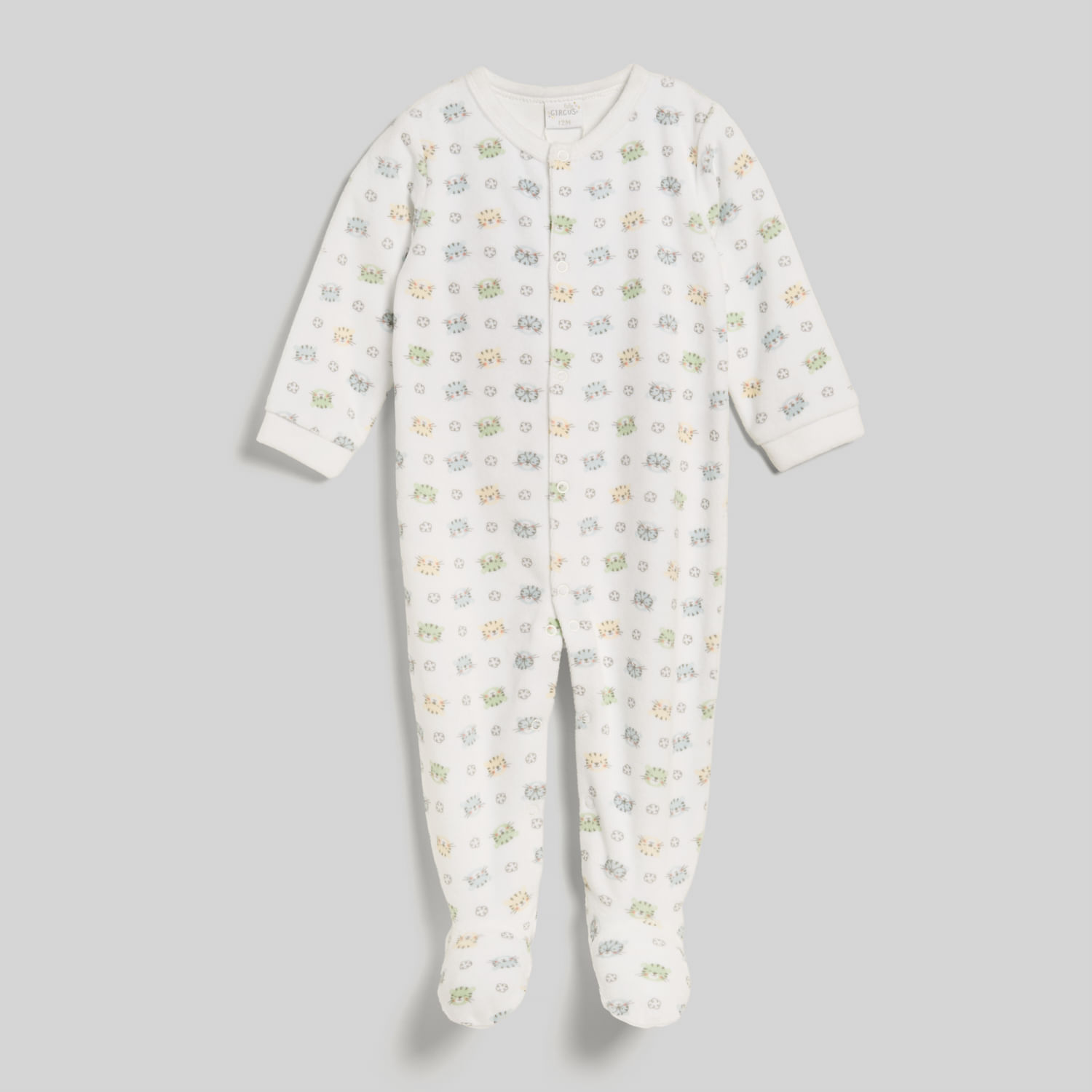 Pijama Para Recién Nacido Baby Circus Plush Aop