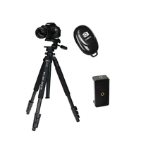 Weifeng WF-6663A Trípode + Adaptador Celular A Trípode + Disparador