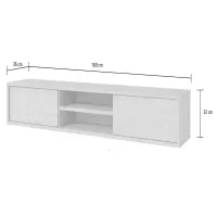 Mueble para TV funcional Galeno color Duna/Blanco TU MESITA