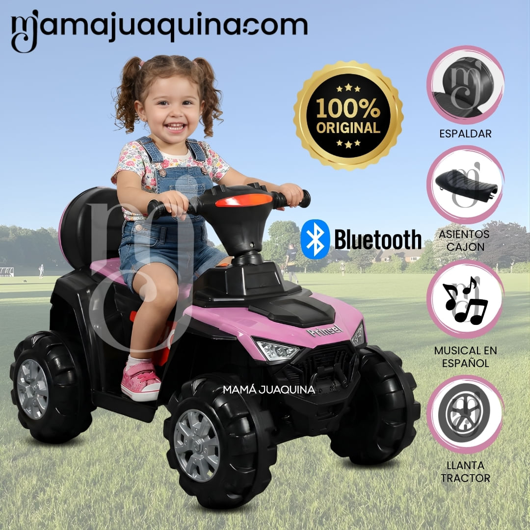 Cuatrimoto para Niños «QUADIX» Rosa