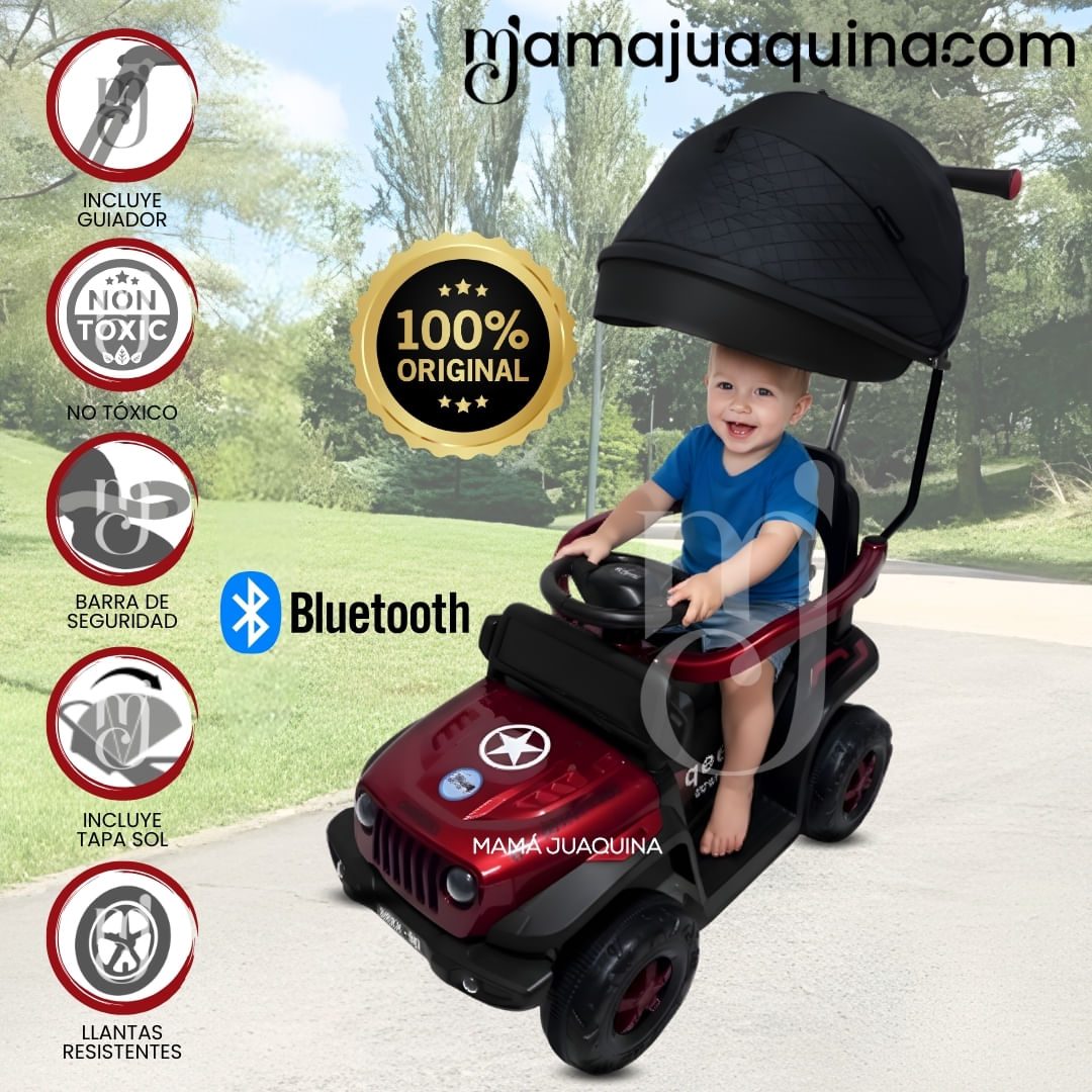 Correpasillo Guiador «EXPLORER JEEP» para Niños Borgoña
