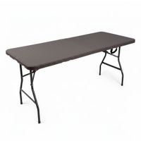 Mesa Plegable Rectangular Ratan Confort 170x74x74cm JM-Z180-4