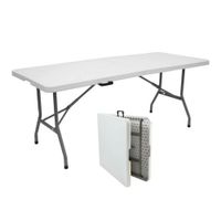Mesa Plegable Rectangular Confort 180x74x74cm JM-Z180-1