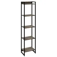 Estante Industrial Marín color Negro 5 repisas TU MESITA