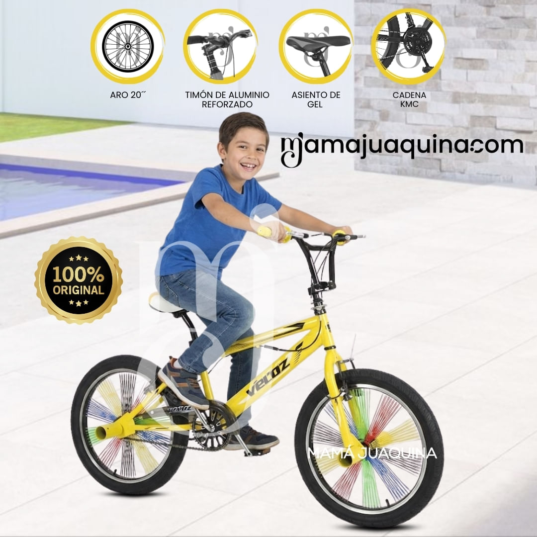 Bicicleta Aro 20 «FREESTYLE» Amarillo