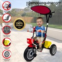 Triciclo con Guiador « JANUCK » Edición Especial Rojo
