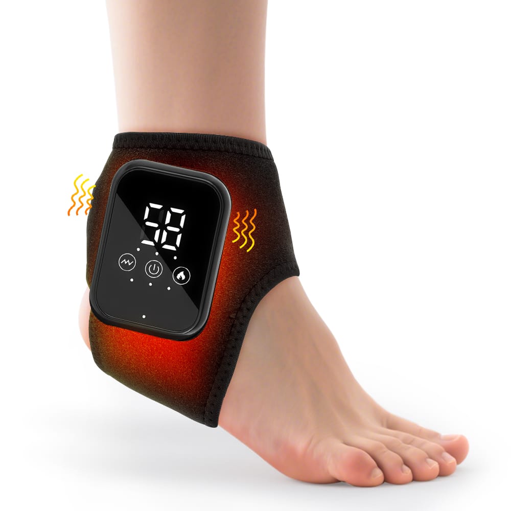 1 masajeador de tobillo TALON con calor con control de temperatura inteligente pantalla LCD