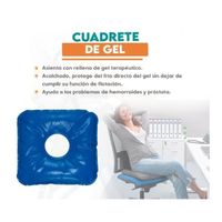 Cojin Cuadrete de gel terapéutico antiescaras 45x45