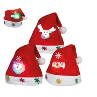 Pack 3 gorros luces navideños