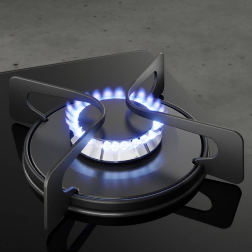 ETGZ24F0EPUB - Cocina Empotrable A Gas 4 Hornillas Vidrio Templado Negro 60.2cm Electrolux - MEGA IM
