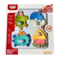 Set De Sonajas Sonajeros Para Bebes 4 Piezas