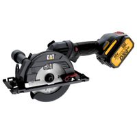 Sierra circular inalámbrico BRUSHLESS 12mm BATERIA 18V PROFESIONAL CAT