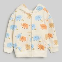 Polera Para Bebe Niño Baby Circus Fl Aop Zip