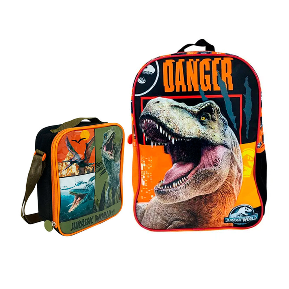 Mochila Jurassic + Lonchera Kombat Scool Oficio 8052004210