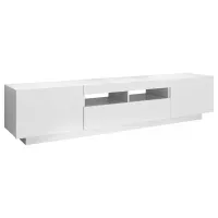 Mueble de TV Jack con luces LED color Blanco TU MESITA 3 puertas