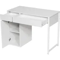 Escritorio Moderno Karina 100cm Blanco