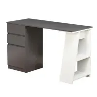 Escritorio Contemporáneo Margot color Blanco/Negro TU MESITA