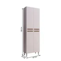 Alacena Moderna 4 puertas Alejo color Blanco TU MESITA