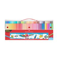 PLUMON DELGADO FABER CASTELL FIESTA MALETIN X 72 UND