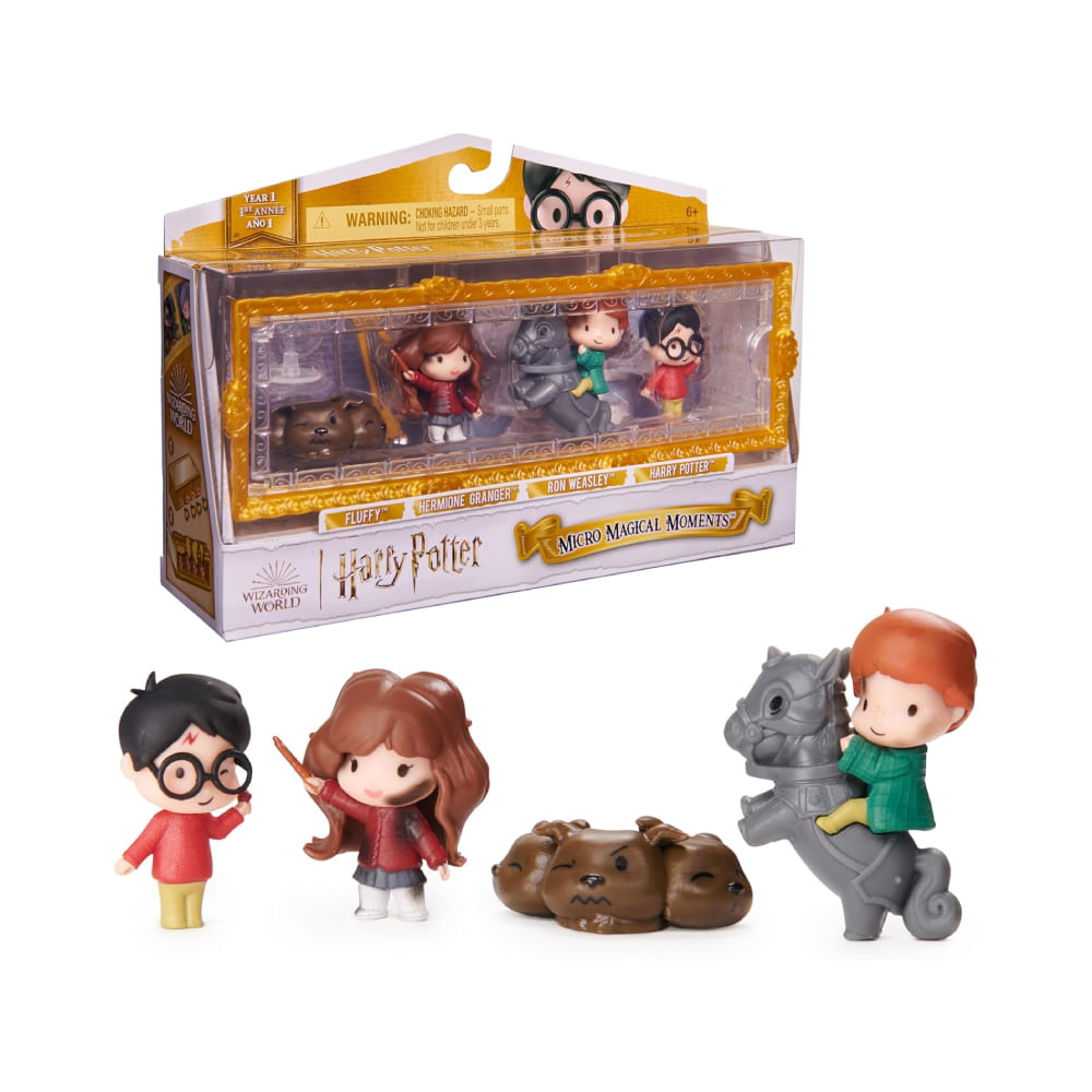 Wizarding World Harry Hermione Ron Fluffyn Rescue Set