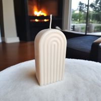 VELA  DE ARCO PERFUMADA DE CERA DE SOJA