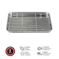 Bandeja Y Rejilla Inoxidable Junior Para Horno