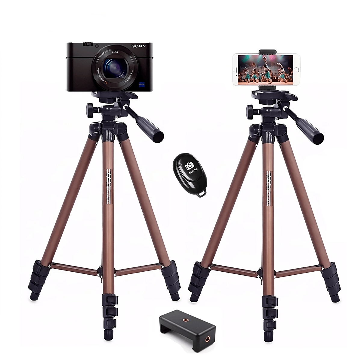 Tripode Parante Weifeng 1.25 + Adaptador A Celular + Disparador Bluetooth