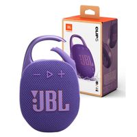 JBL CLIP 5 Parlante Morado Portatil Acuatico IP67 Extra Bass