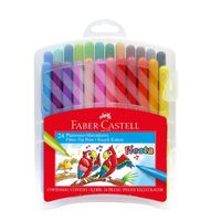 PLUMON DELGADO FABER CASTELL FIESTA 45 ESTUCHE RIGIDO X 24 UNID