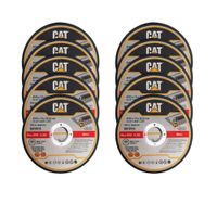 DISCO DE CORTE METAL PLANO 4 1/2""x 1mm, Pack de 10, DA10901 CAT