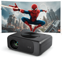 Proyector Smart Owlenz SD550 Enfoque Automático + Ecran Reflectiva 100 Pulgadas Gris