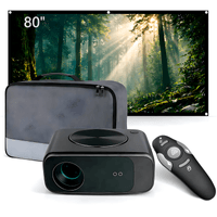 Proyector Smart SD550 Enfoque Automático + Ecran 80 Pulgadas + Puntero + Bolso de Transporte