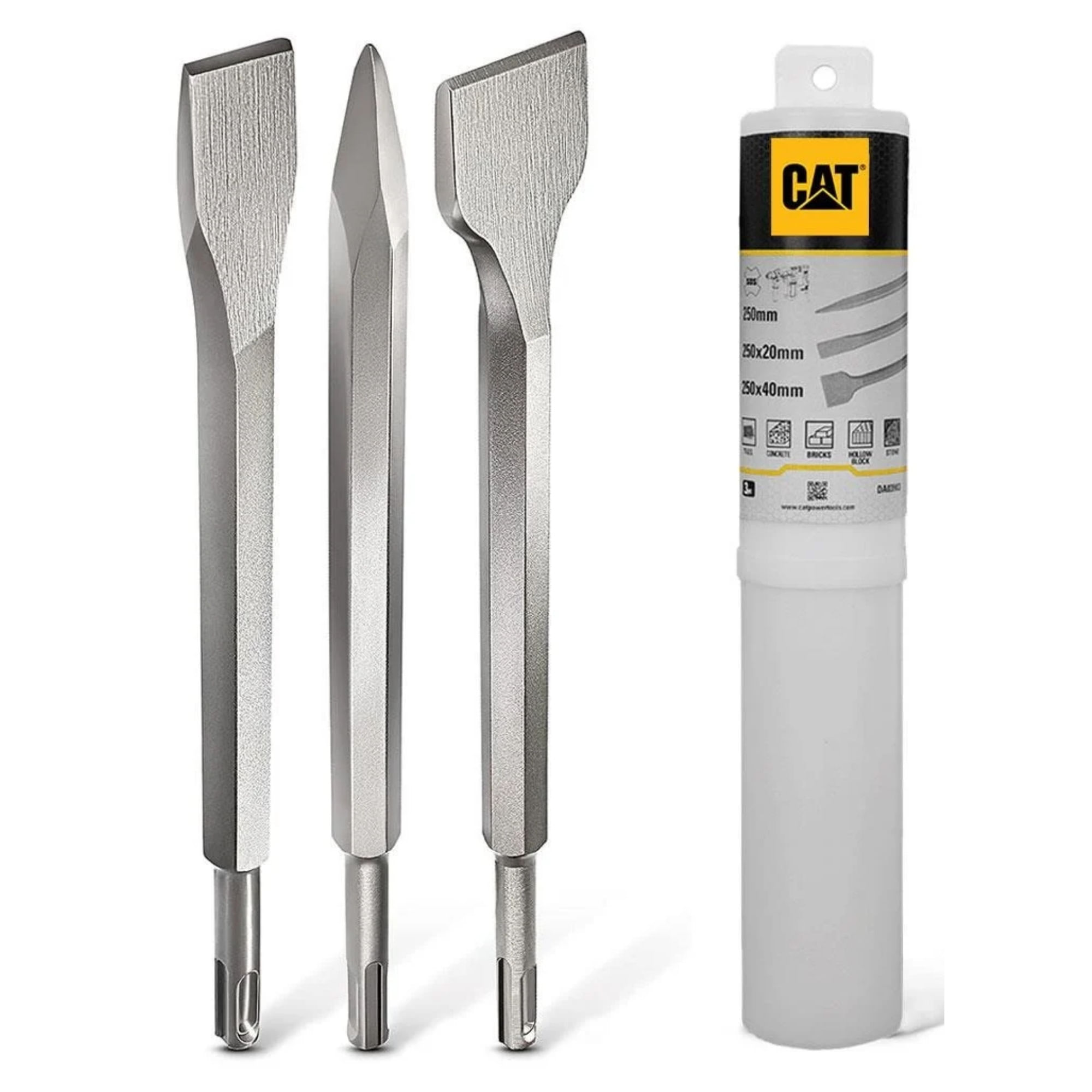 CINCELES SDS PLUS PACK 3 UNIDADES DA03903 CAT