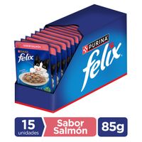 FELIX CON SALMON 15X85G XI CAJA 15 UND