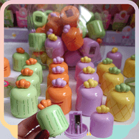 Sacapuntas para lapices diseño de frutas - SET de 4