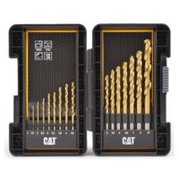 BROCAS PARA METAL HSS TITANIO SET DE 16 PZS. DA02901 CAT