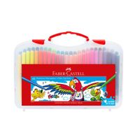 PLUMON DELGADO FABER CASTELL FIESTA 45 ESTUCHE RIGIDO X 48 UNID