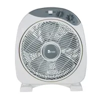 VENTILADOR SOBREMESA BOX 12 PULGADAS CON TIMER KF-12B3 BLANCO