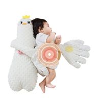 Almohada peluche POLLO arrullador 60 Cm, Suave Y Cómoda
