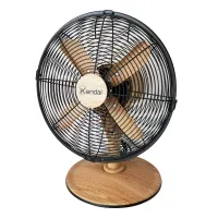 VENTILADOR SOBREMESA 12 PULGADAS KZF-1214DF MADERA EXCLUSIVO.